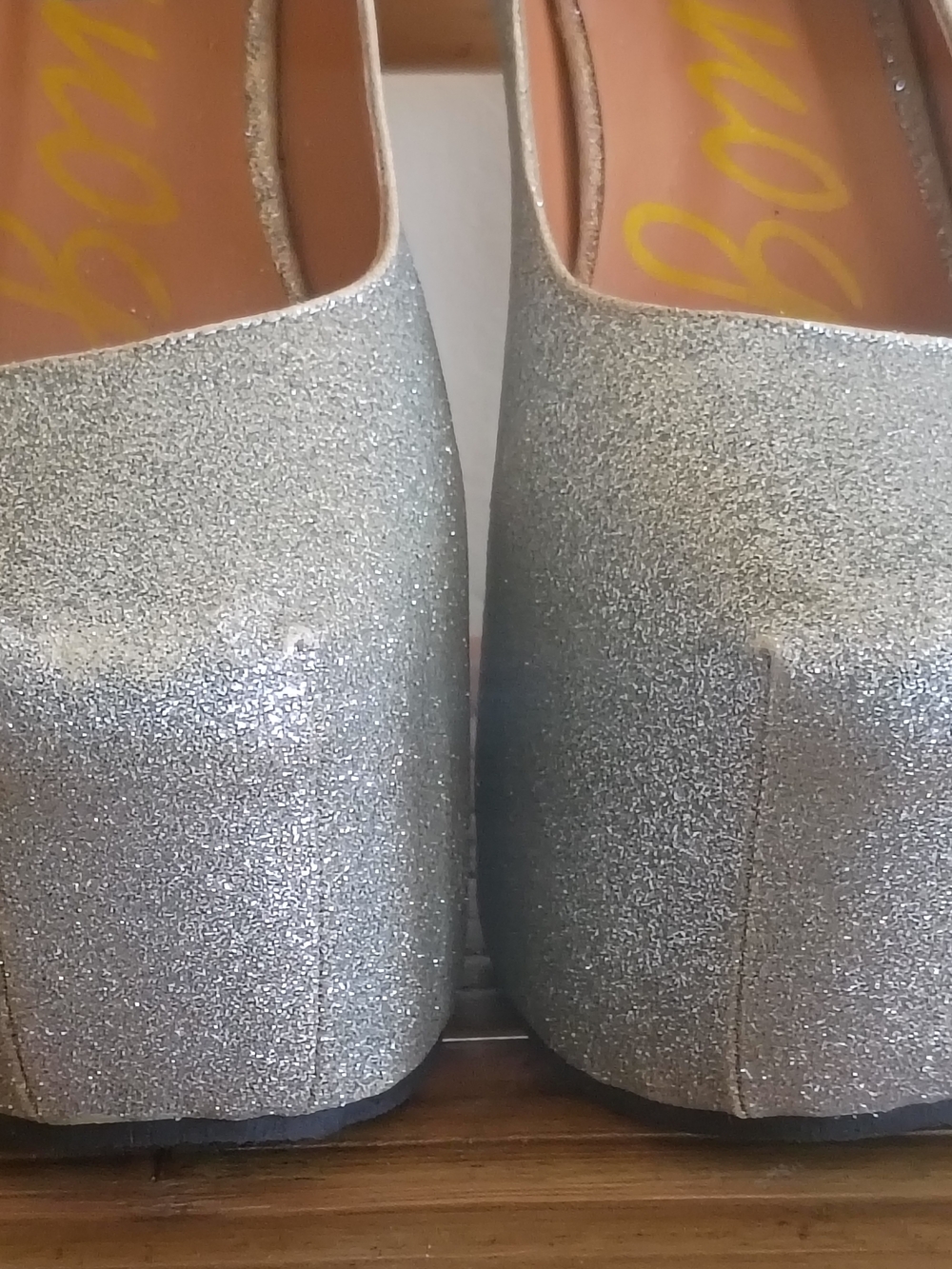 Vintage Urban OG Silver Glitter Mary Jane Wedge Heels (2010) - Picture 4 of 11